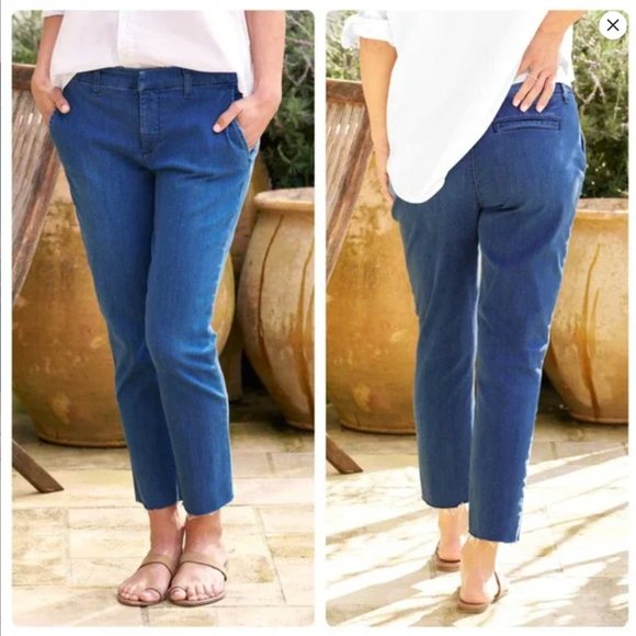 Frank & Eileen WICKLOW The Italian Chino DENIM 1977 Wash Size: 10 DENIM - Picture 10 of 16